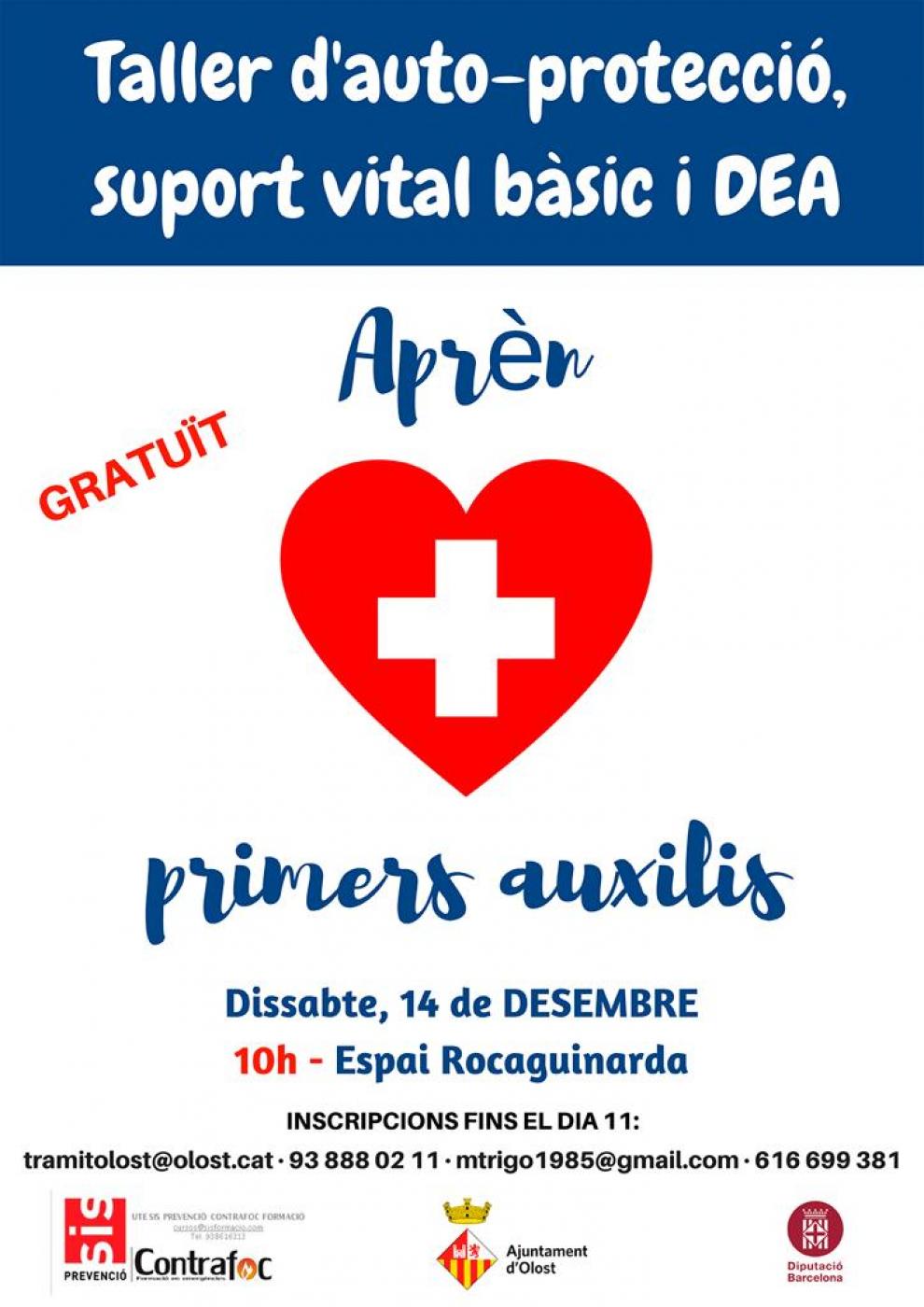 Taller d'autoprotecció, suport vital bàsic i DEA
